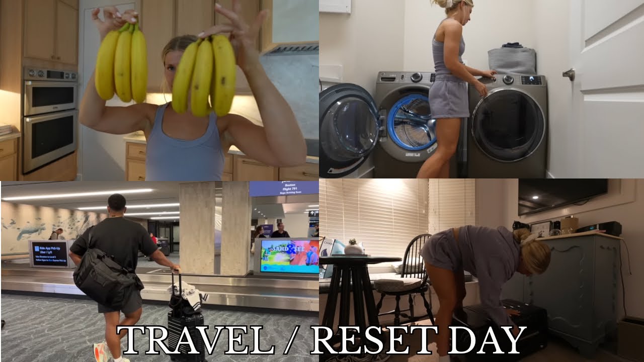 DIML VLOG: Traveling home + resetting for the week! 