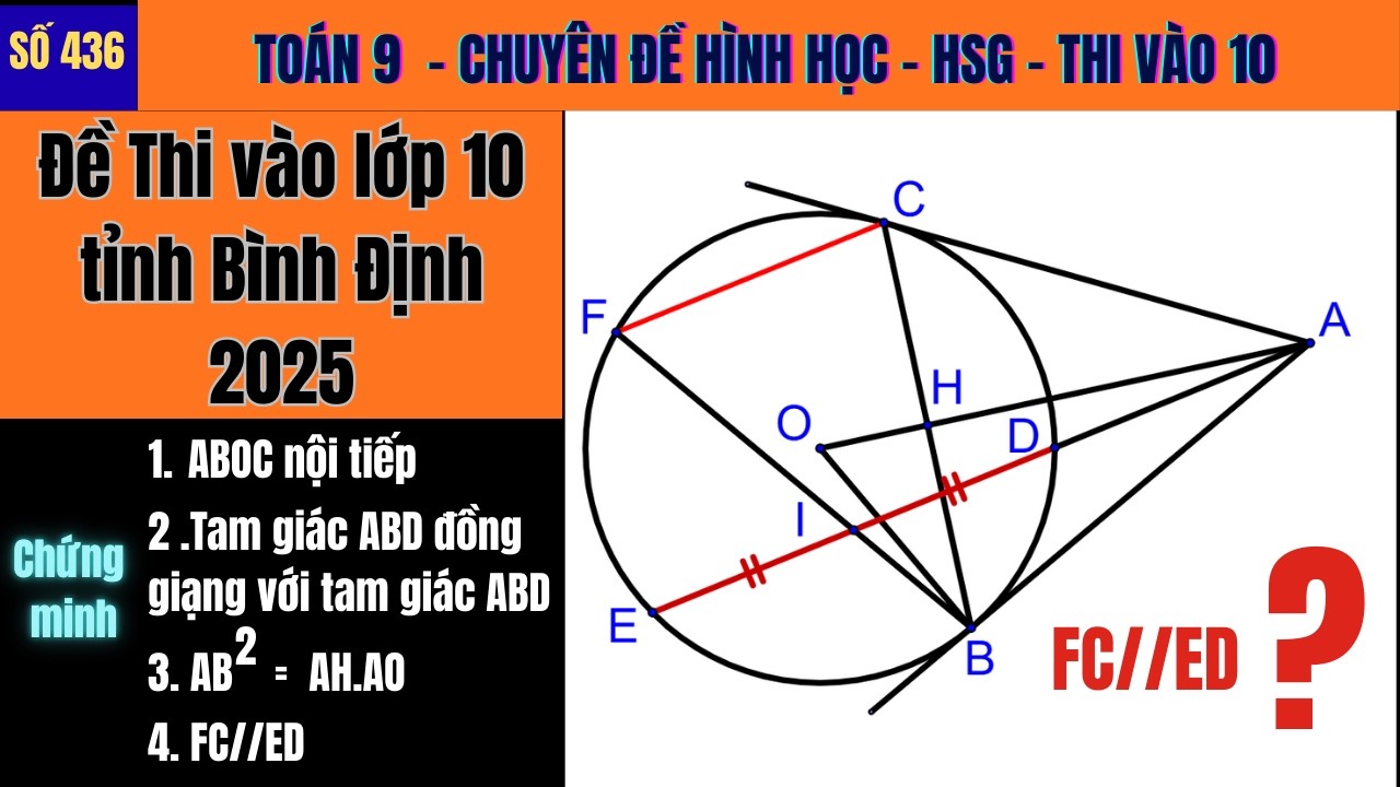 Đề Thi Vào 10 Bình Định 2025 – Ý Cuối FC // ED Khiến 90% Học Sinh Bó Tay! | Thầy Thắng