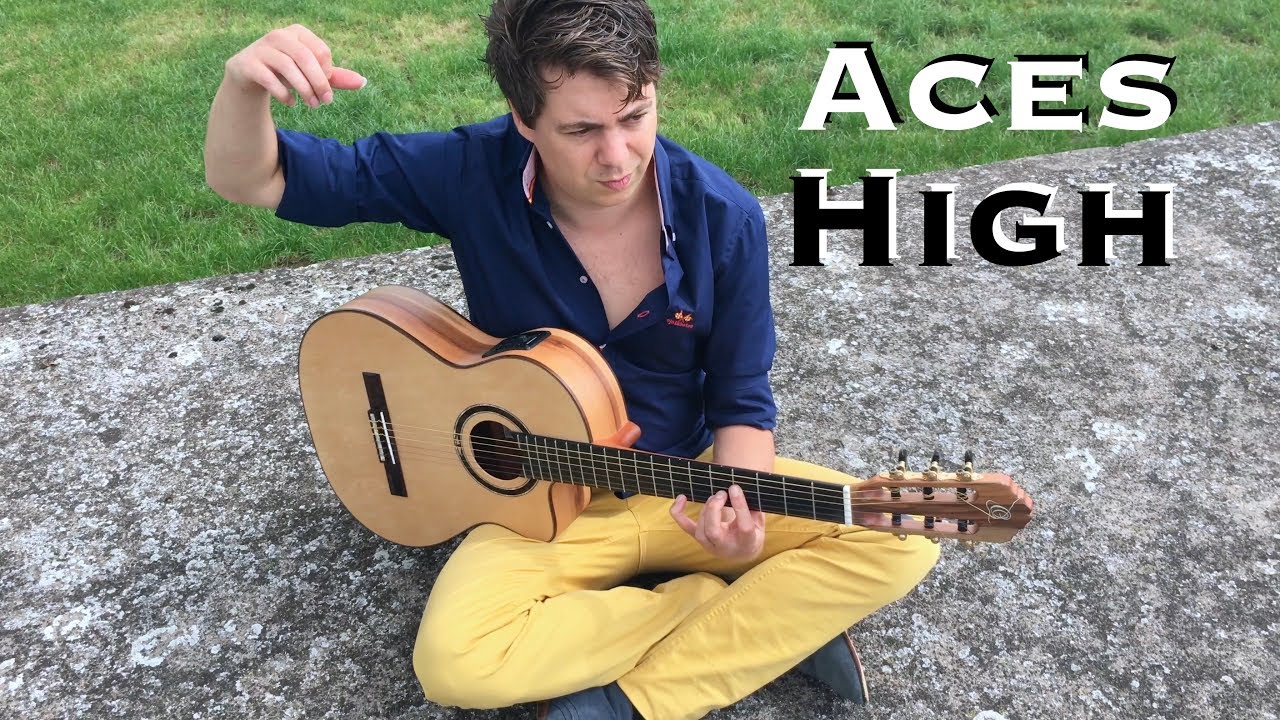 Aces High (Iron Maiden) Acoustic - Classical Fingerstyle Guitar by Thomas Zwijsen