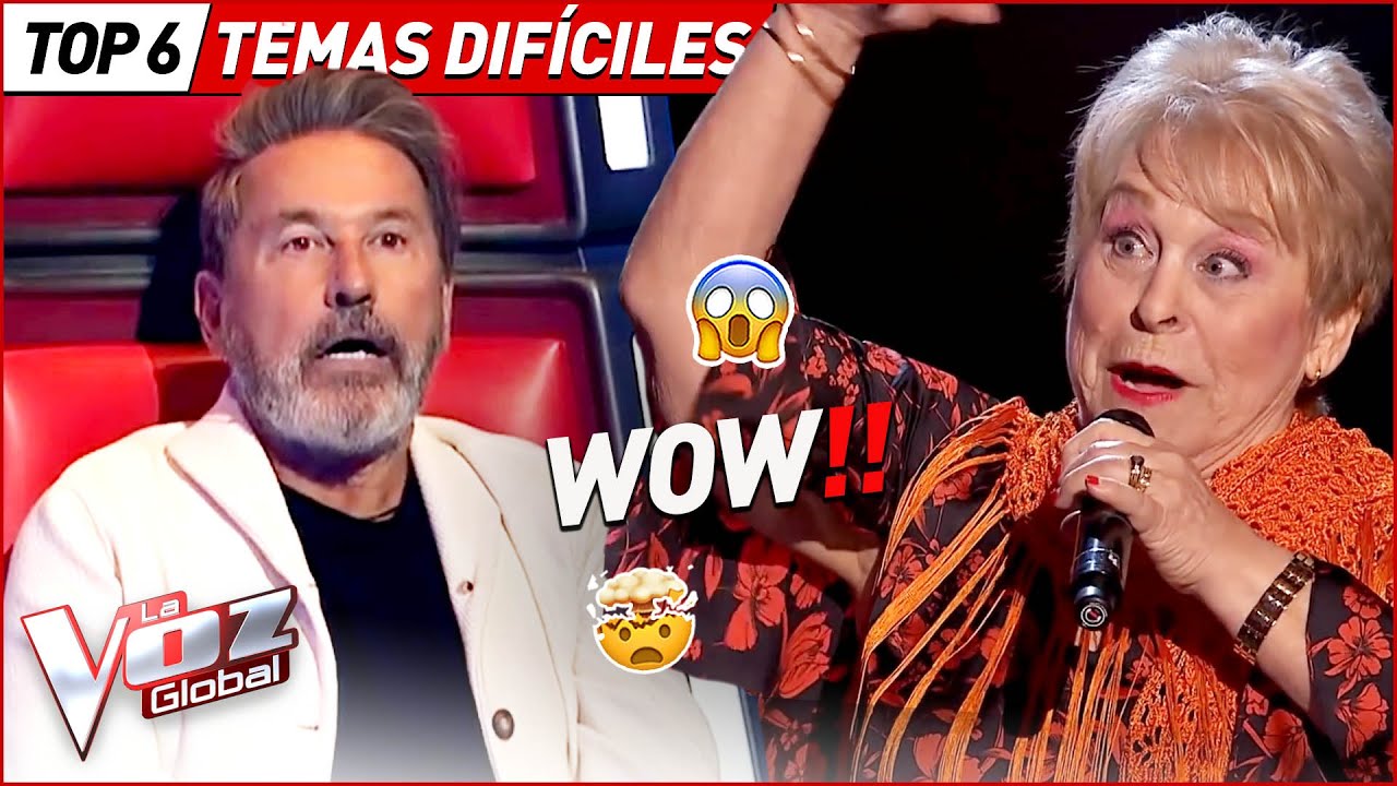Canciones DIFICILÍSIMAS en La Voz (Senior)
