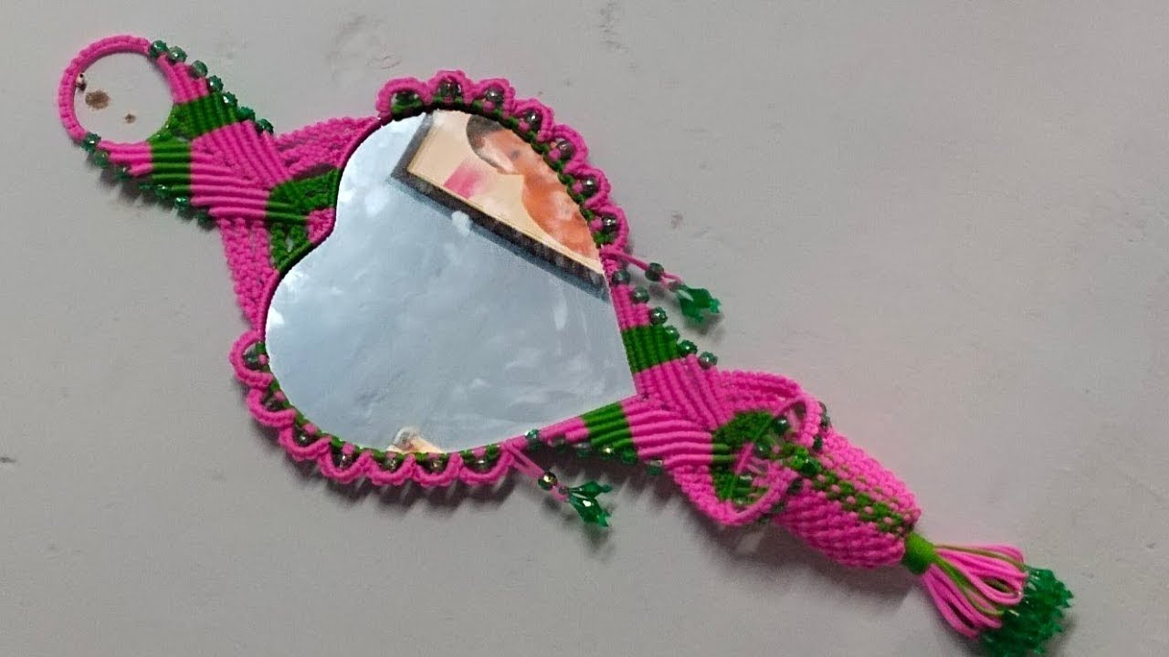Macrame Mirror Wall Hanging|Macrame Mirror|wall hanging|Macrame beutiful mirror