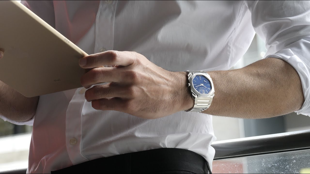[4K] Часы Bulgari Octo Finissimo Blue Dial 10343 — это, вероятно, больше, чем вы думаете | Хафиз ...