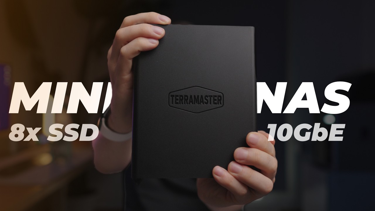 Mini NAS de 8x SSD y 10GbE para Proxmox y TrueNAS - Terramaster F8 SSD Plus