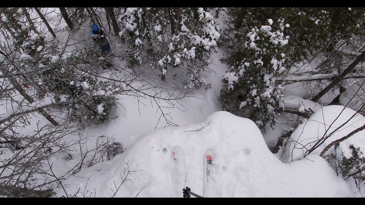Cliff Skiing at Tri-Town