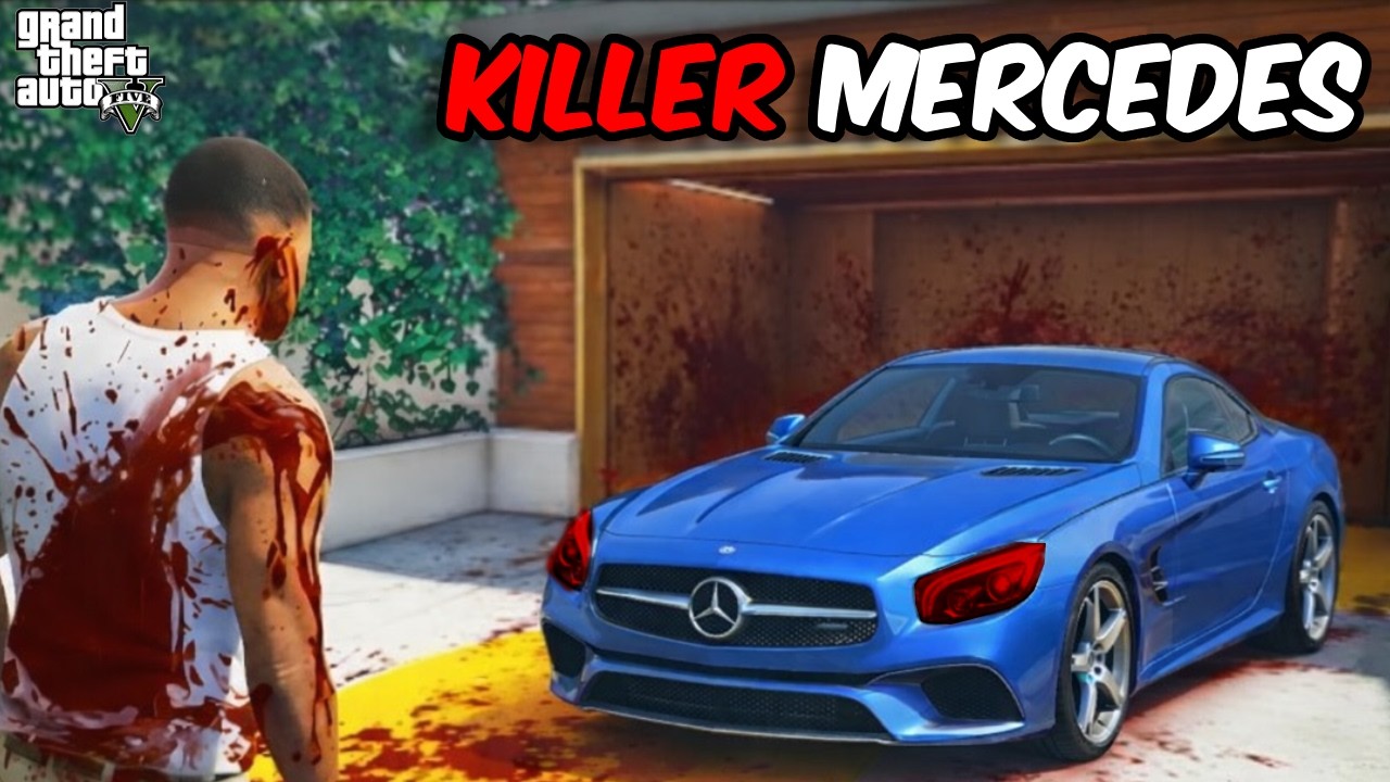Franklin & Shinchan Found A Cursed Killer MERCEDES In GTA 5 !