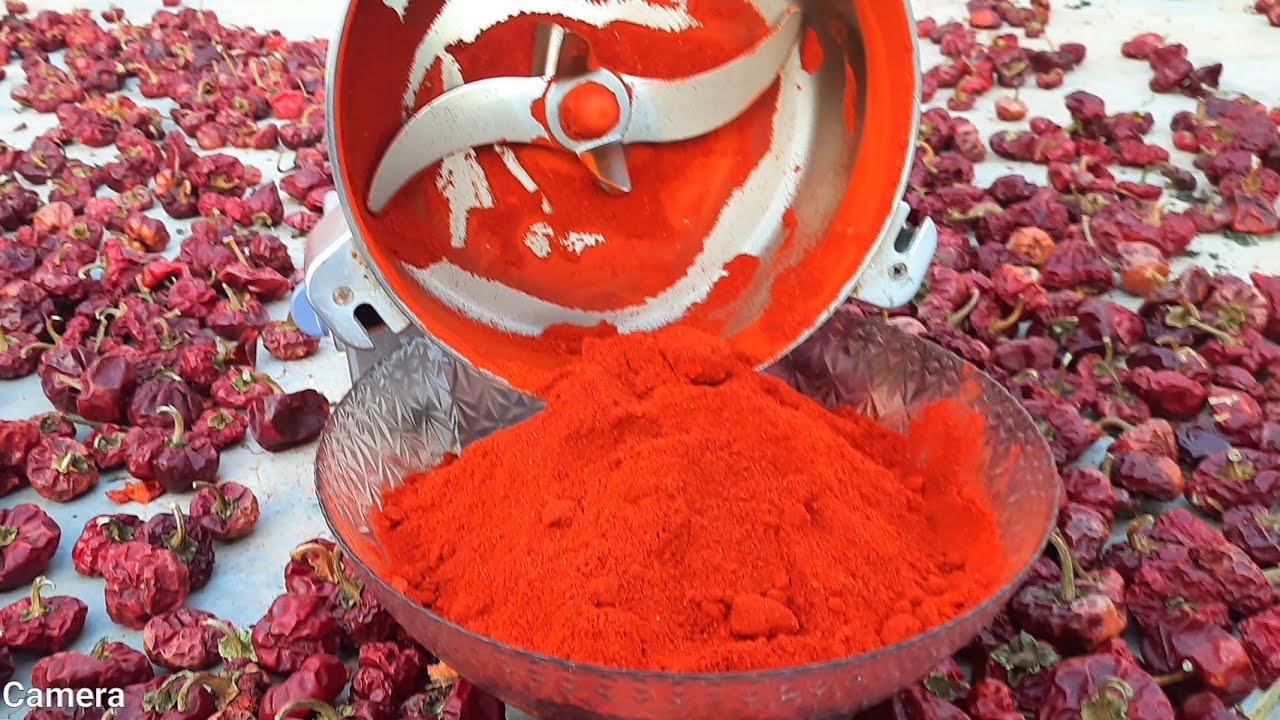 التحميرة الطبيعية المنزلية بدون اي مضاف Homemade natural roasting without any additives  البابريكا