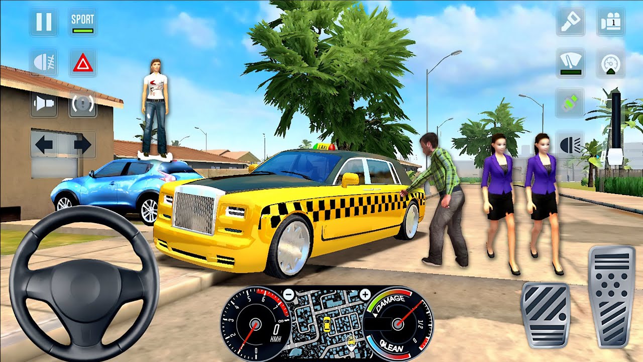 Taxi Sim 2022 - Driving Luxury Limo for Rich Customers - Android gameplay
