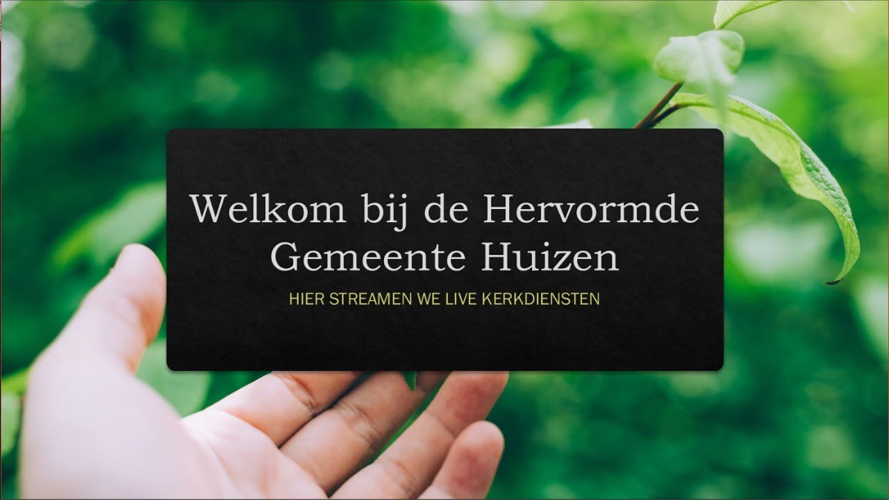 Ochtenddienst Meentkerk 11 januari 2026 - 9.30 uur
