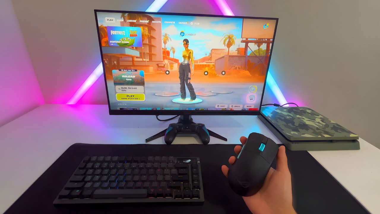 Поэтому я научился пользоваться клавиатурой и мышью на PS4, чтобы доказать, что это легко&hellip;