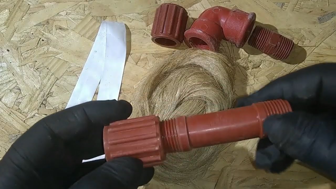 Como usar cañamo , teflon y armar canerias de agua