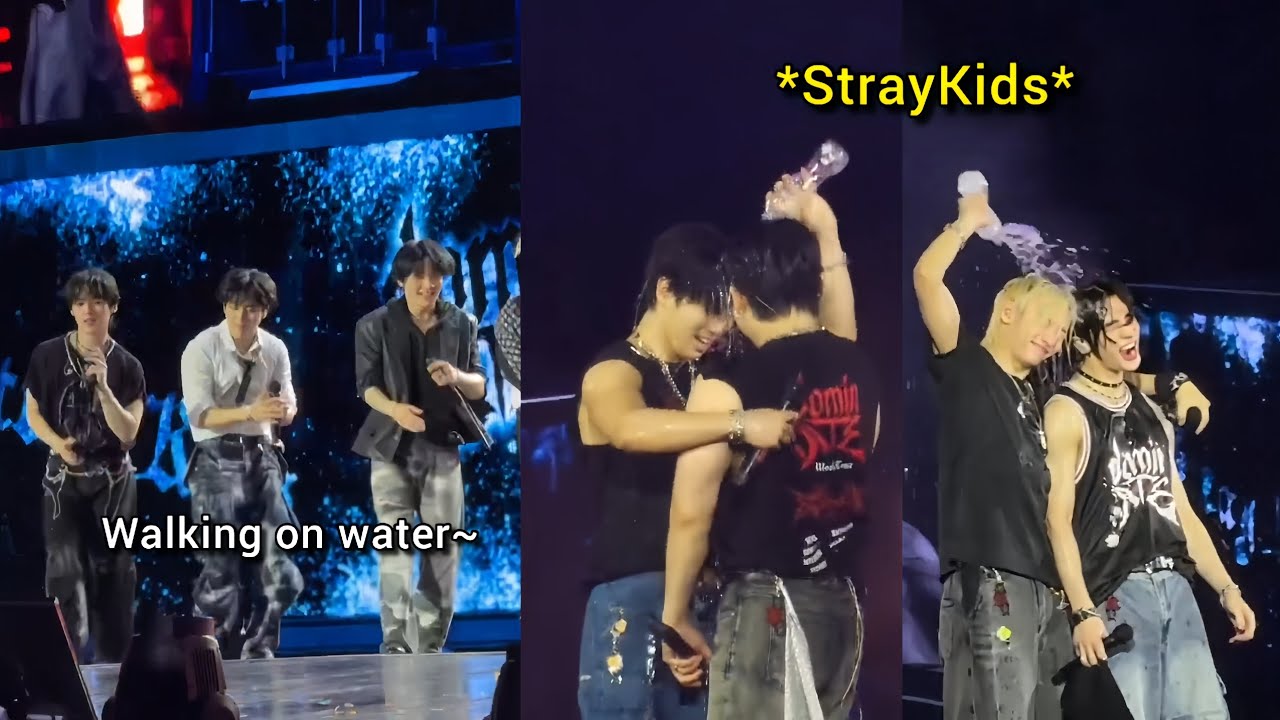 StrayKids DominATE Concert At Bangkok, Thailand today Dancing on Walking on Water