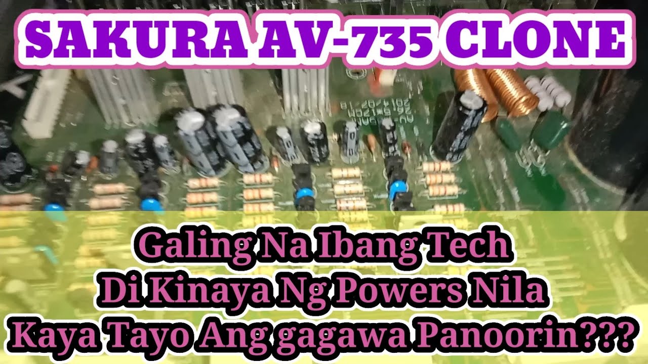 Sakura Clone AV735 Galing Ibang Tech Pina Repair Mas Lumala Sira Panoorin Kung Paano Ayusin. #repair