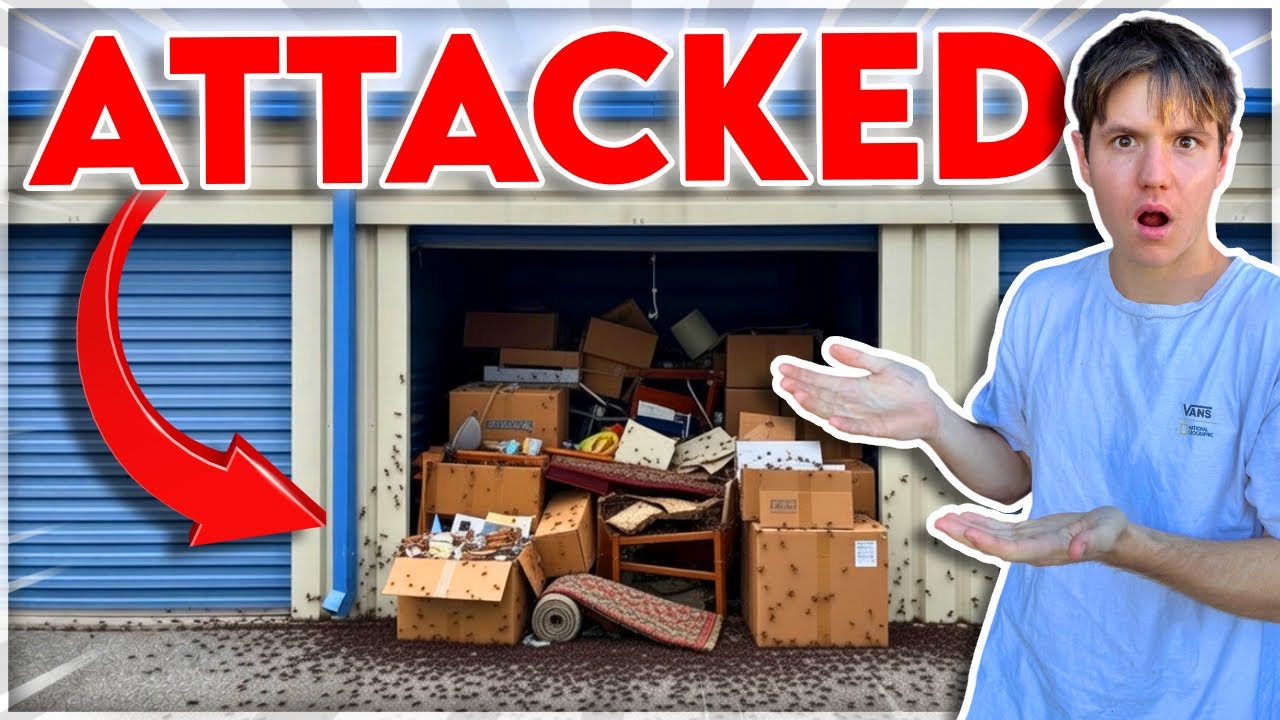 THEY ATTACKED US... I BOUGHT AN ABANDONED STORAGE UNIT IN AUCTION!!