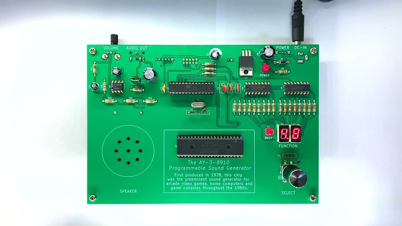 Sounds from the 80s - The AY-3-8910 Chip
