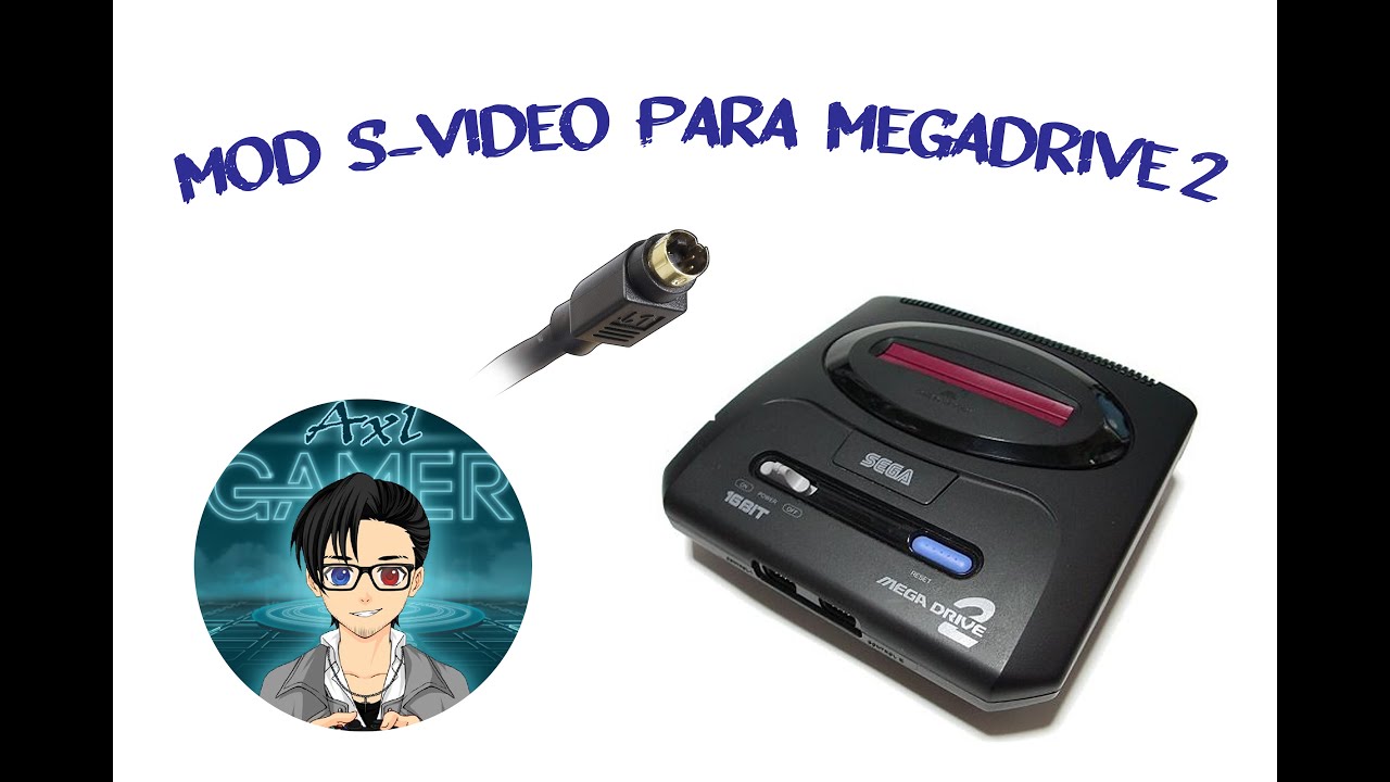 MOD S-Video para SEGA Megadrive 2