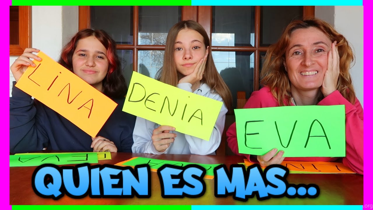 QUIEN ES MAS PROBABLE QUE... Reto con Lina y Eva de Ponte las Pilas