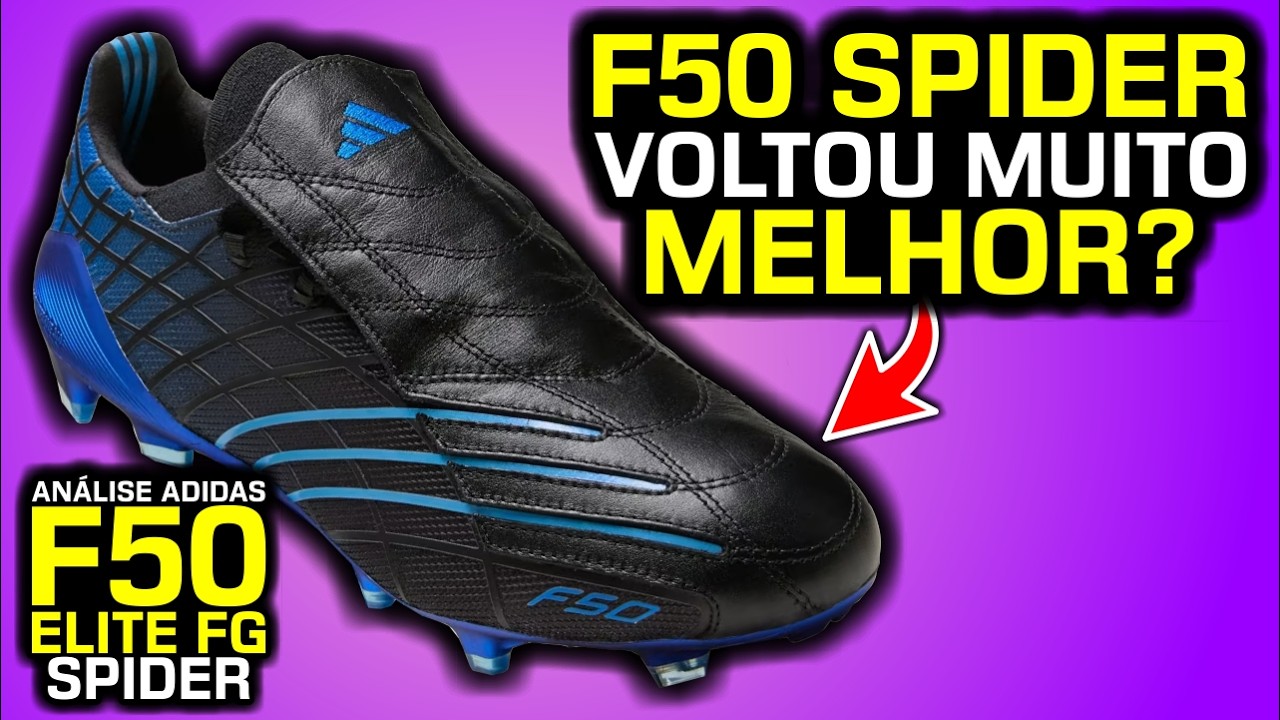 MELHOR versão da F50 Elite? - Chuteira campo Adidas F50 Elite Spider FG