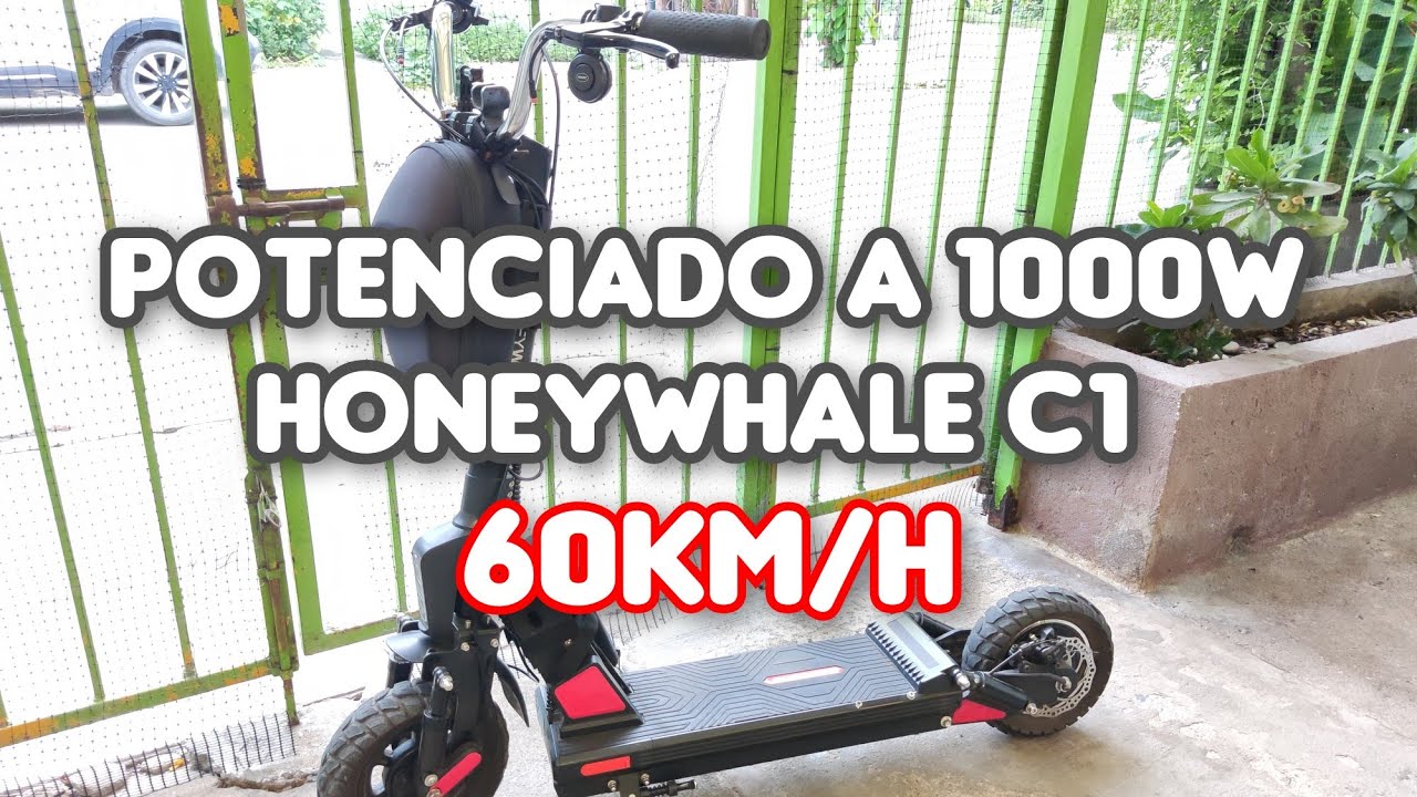 Potenciado Y Mejorado, Scooter Honeywhale C1🛴😎Ahora a Más de 45km/h💪🏼🔥