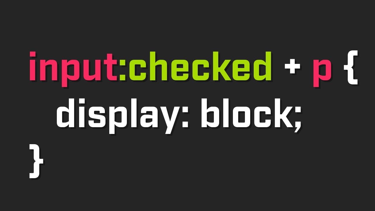 CSS Trigger - Mudar propriedade ao clique com CSS apenas.
