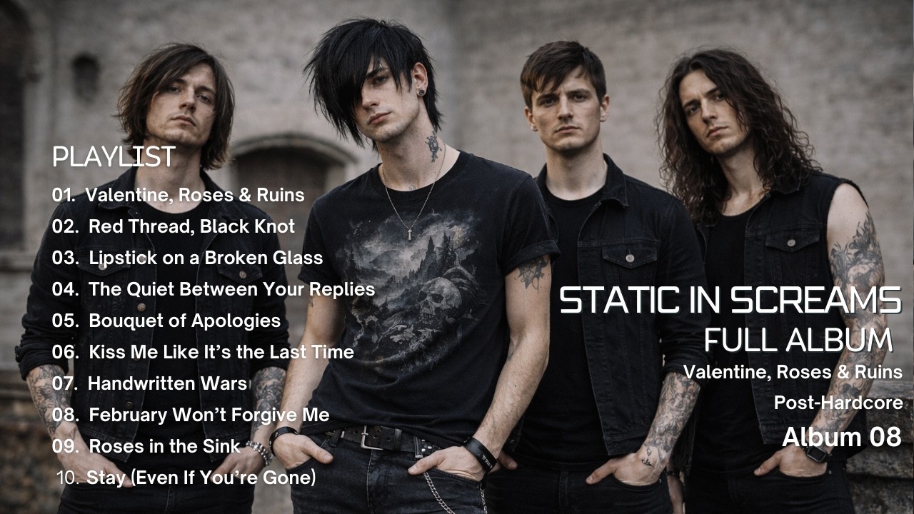 [FULL ALBUM] Valentine, Roses & Ruins — Static in Screams [Post-Hardcore]
