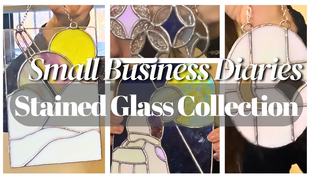 The Celestial Collection is Ready! | Stained Glass Small Business Diaries