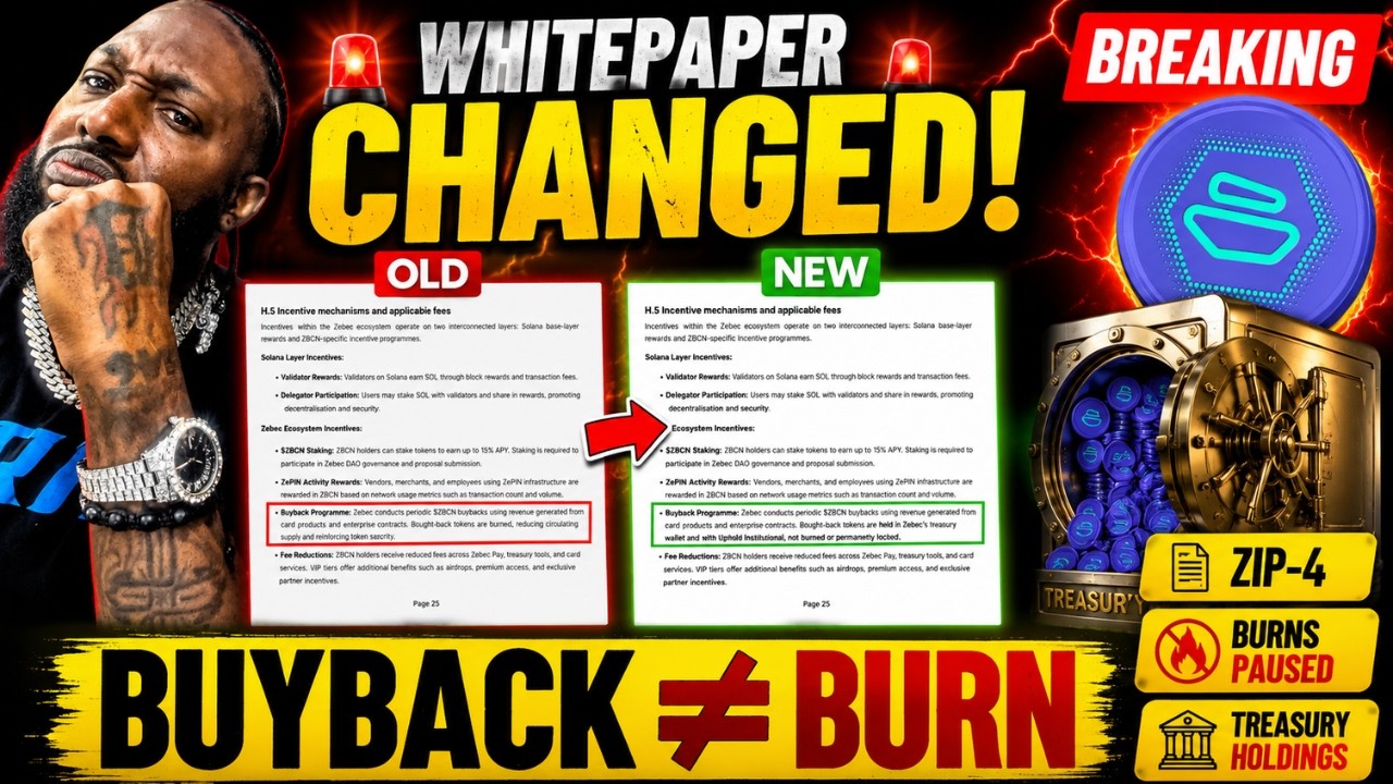 Zebec's New Whitepaper Changes Everything | Why I'm Reducing My ZBCN Position
