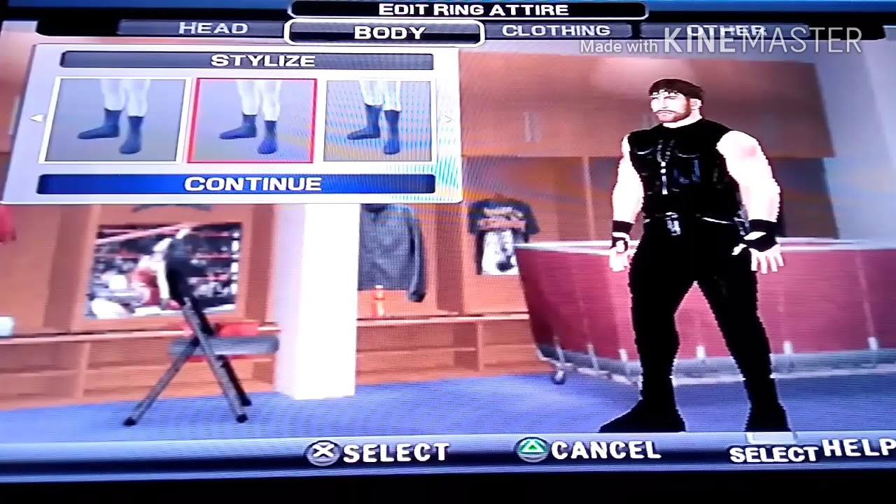 wwe svr2011 how to create Shield Dean Ambrose caw