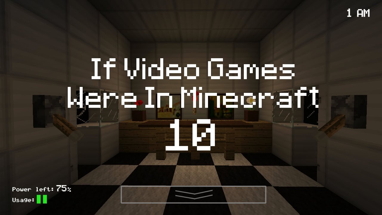 If Video Games Were In Minecraft 10 (ItsJerryAndHarry)