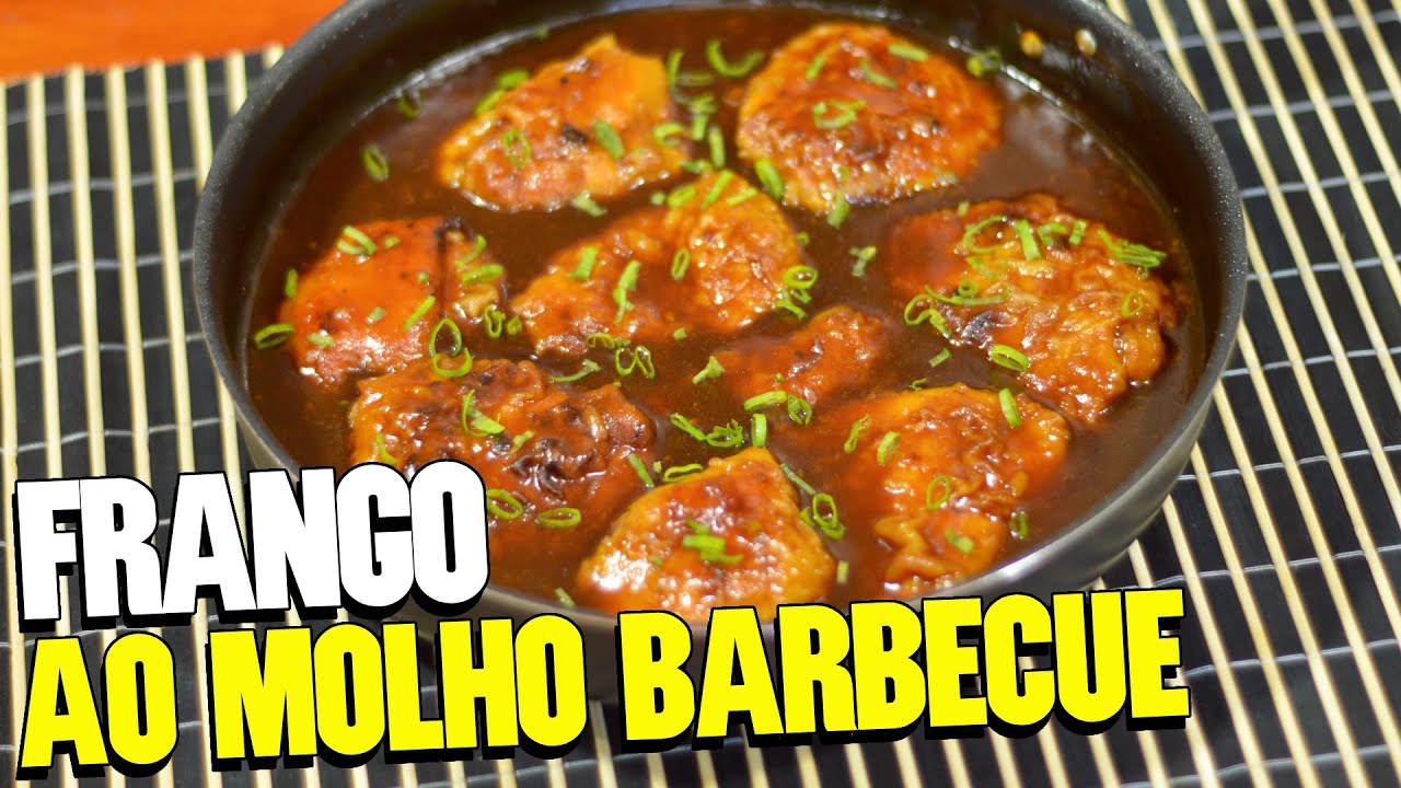 RECEITA DE FILÉ DE FRANGO AO MOLHO BARBECUE NA FRIGIDEIRA