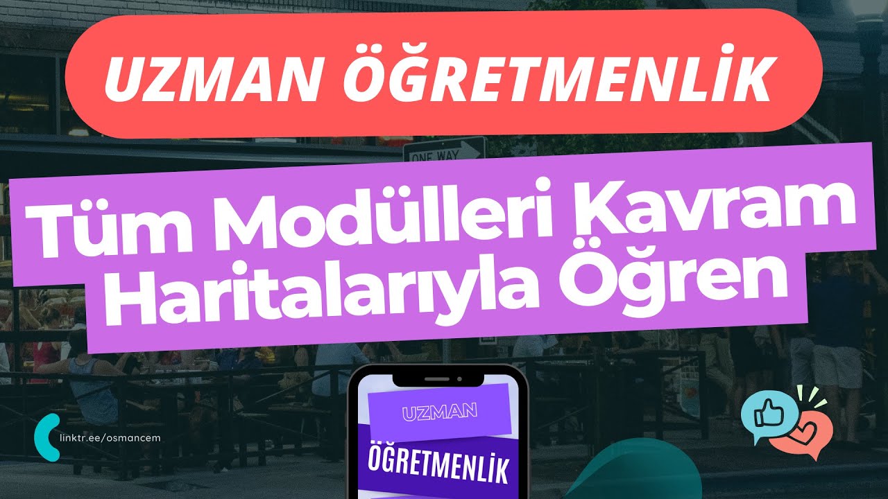Uzman &Ouml;ğretmenlik T&uuml;m Mod&uuml;lleri Kavram Haritalarıyla &Ouml;ğren Osman Cem &Ccedil;akmak