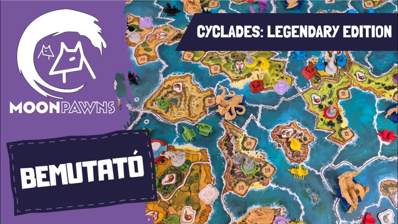 Cyclades: Legendary Edition társasjáték bemutató | Modern és antik klasszikus 🏺