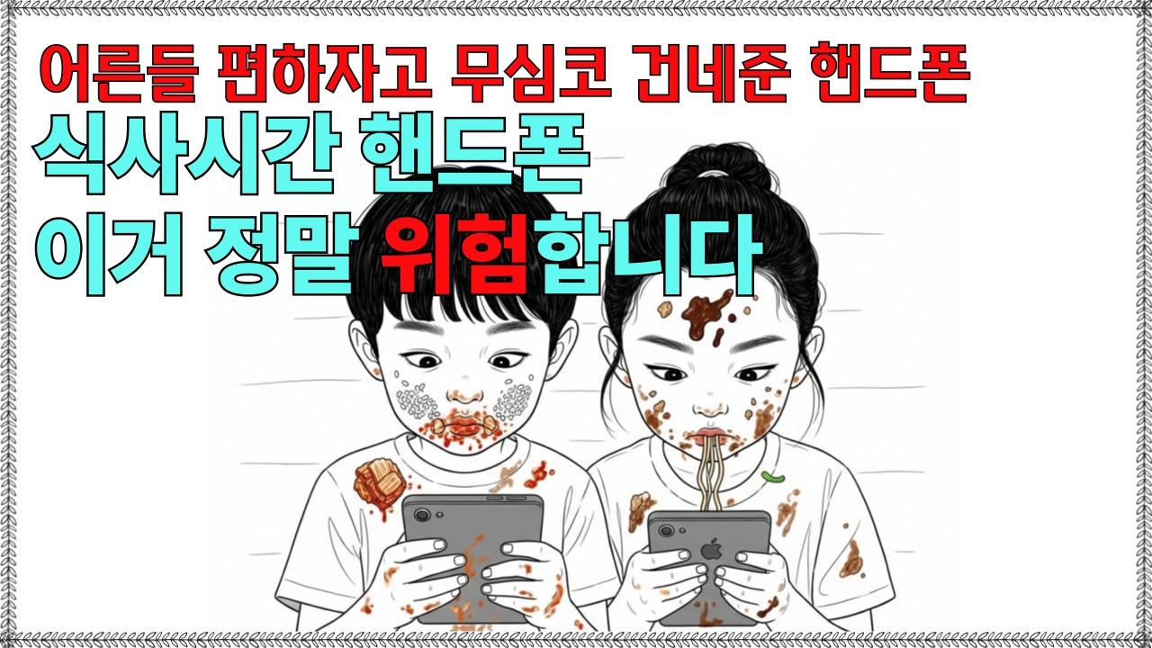 24개월 미만 아이들 스마트폰 노출의 무서운 진실. 조용한 아이, 녹고 있는 전두엽: 당신이 몰랐던 '도파민 회로'의 함정