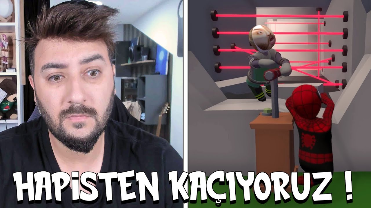 HAPİSTEN KAÇIYORUZ PRİSON BREAK w/HAN KANAL | HUMAN FALL FLAT