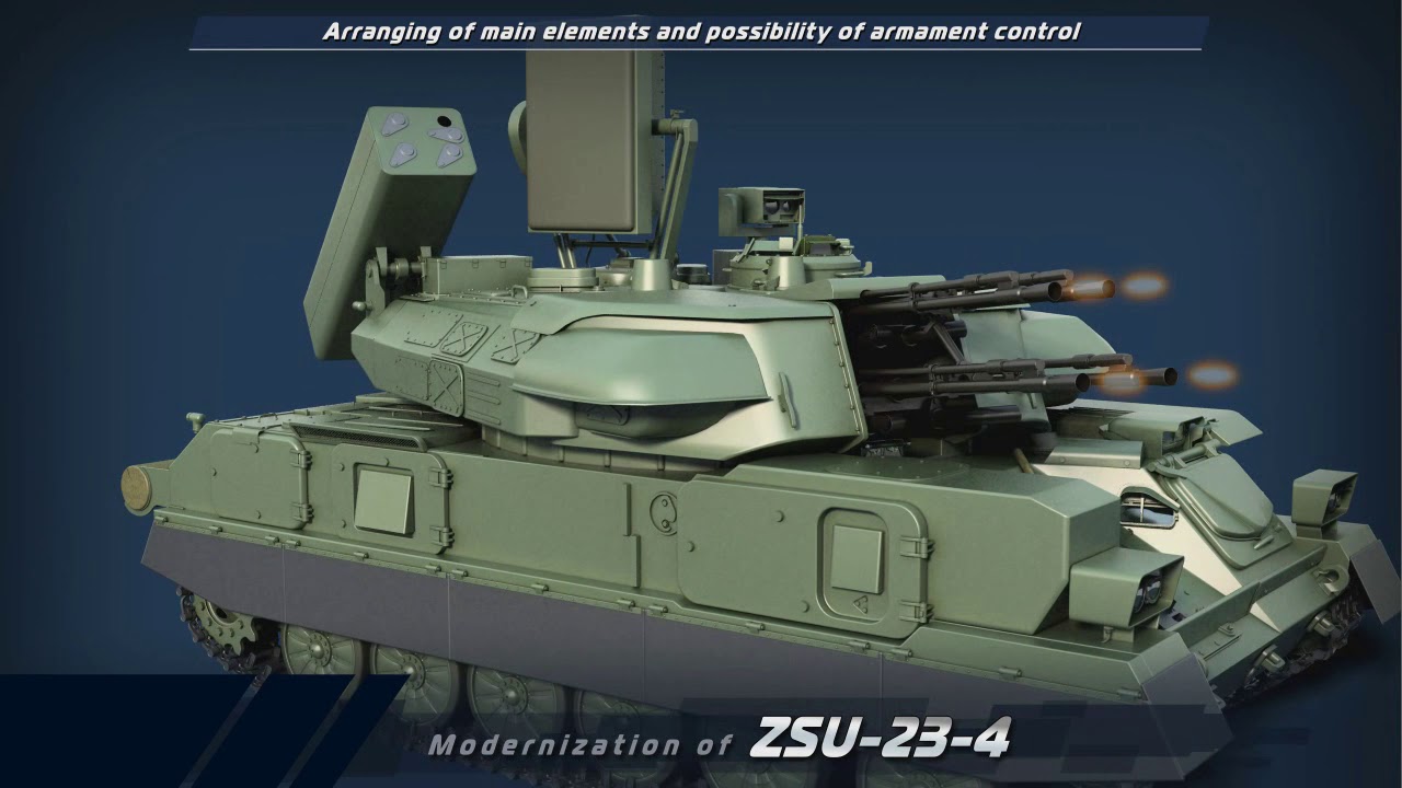 New Shilka  ZSU 23 4 Modernization