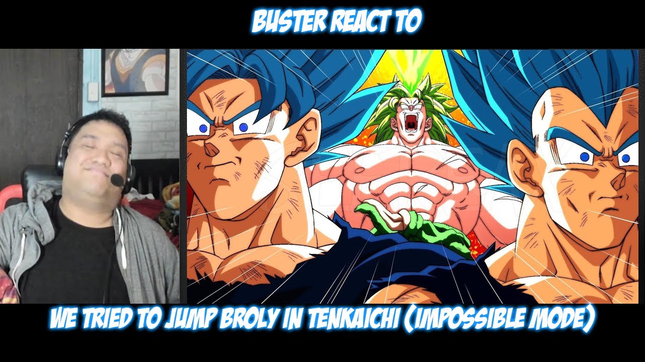Buster Reacts to @SeeReax | We Tried To Jump Broly In Tenkaichi (Impossible Mode)