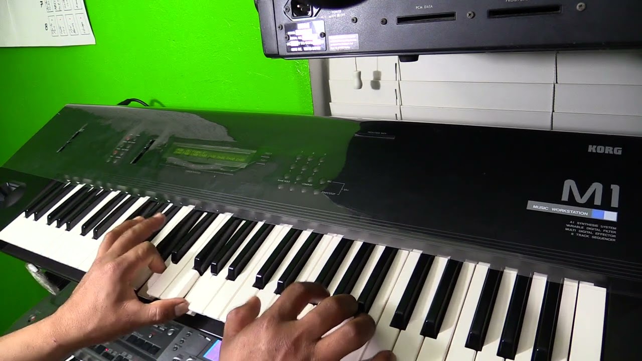 A cuantos conocen este teclado    KORG M1 de perez  desde florida