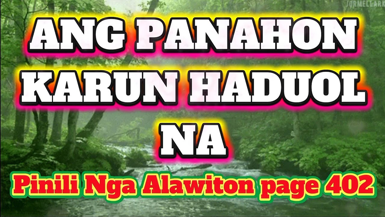 ANG PANAHON KARUN HADUOL NA | PAGE 402