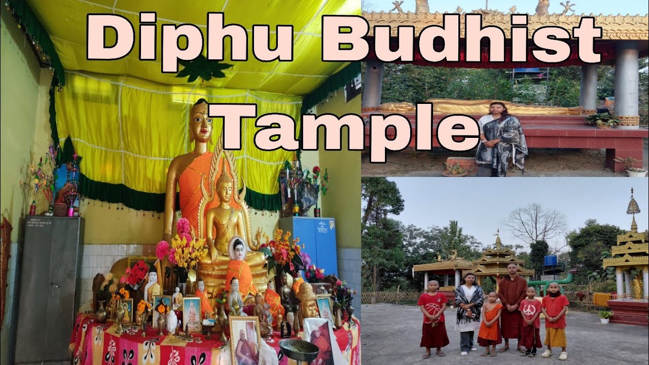 Diphu Budhist Tample//Golden dragon Tample//woilawun monestry 🙏💮💮🌷🙏
