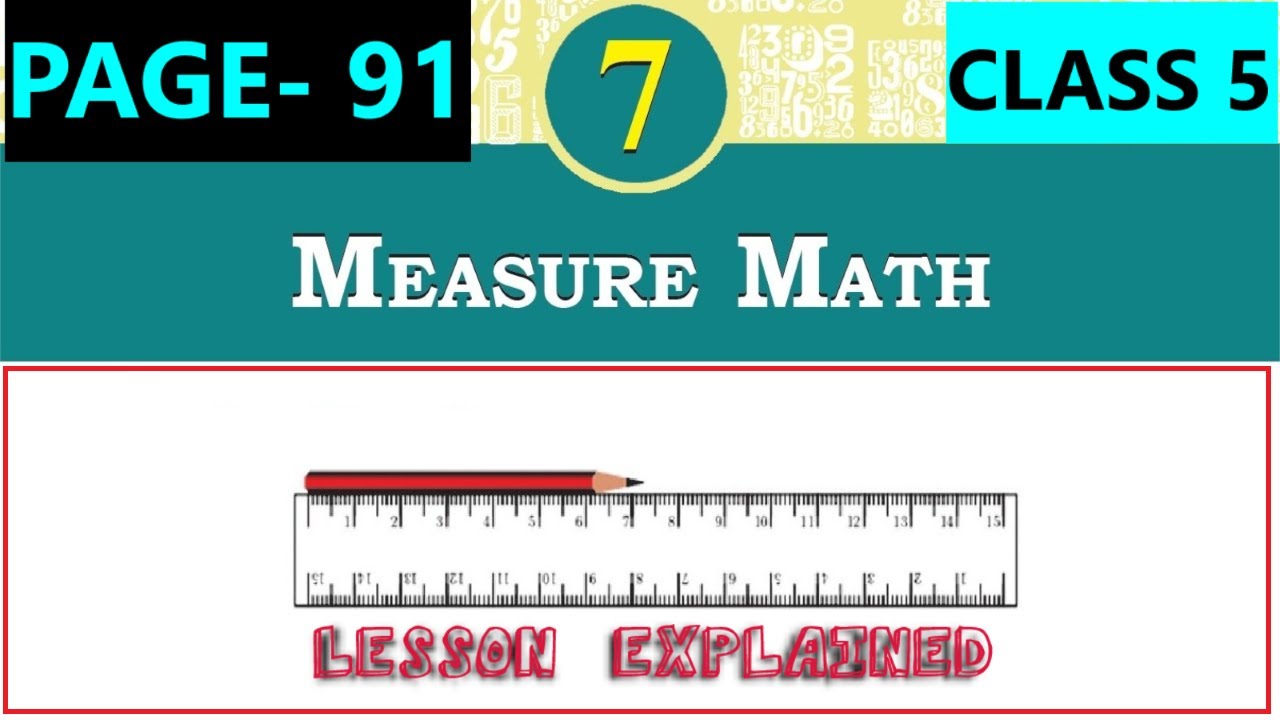 5 th STD /Measure Math / PAGE 91 /Kerala syllabus