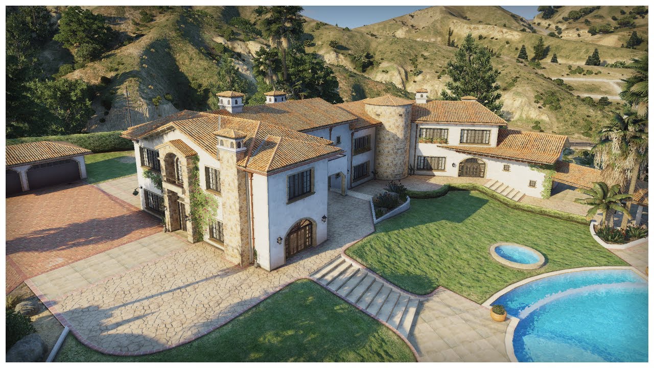 GTA V MLO Open Interior MANSION 06 (2023) by brofx (FIVEM)