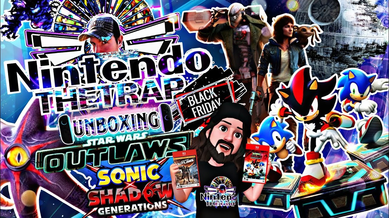 (Trap Unbox) Sonic X Shadow Generations и StarWars Outlaws Nintendo Switch 2