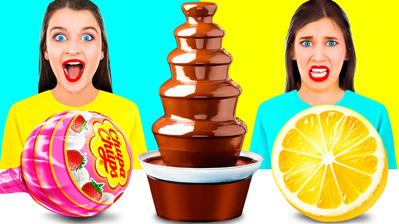 Шоколадный Фонтан Челлендж | Забавные Кухонные Лайфхаки от Choco DO