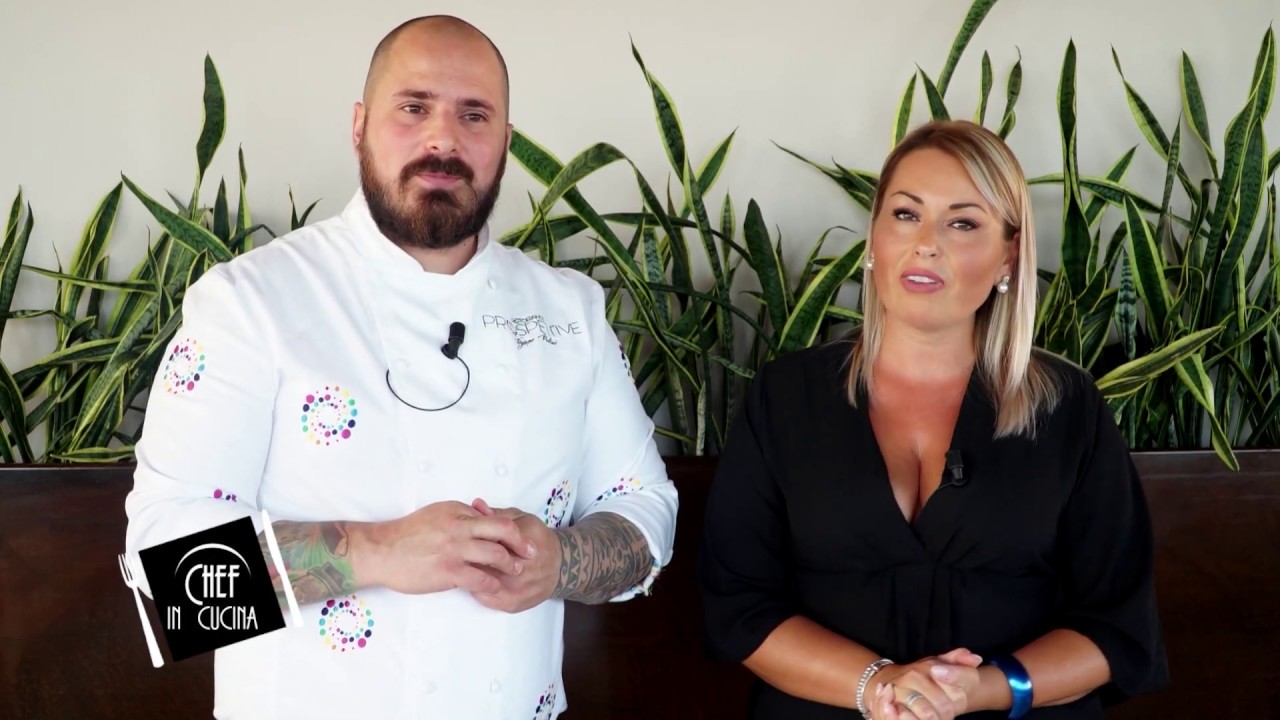 Chef in Cucina - Crudo di calamaretti, mandorle e riduzione al lime