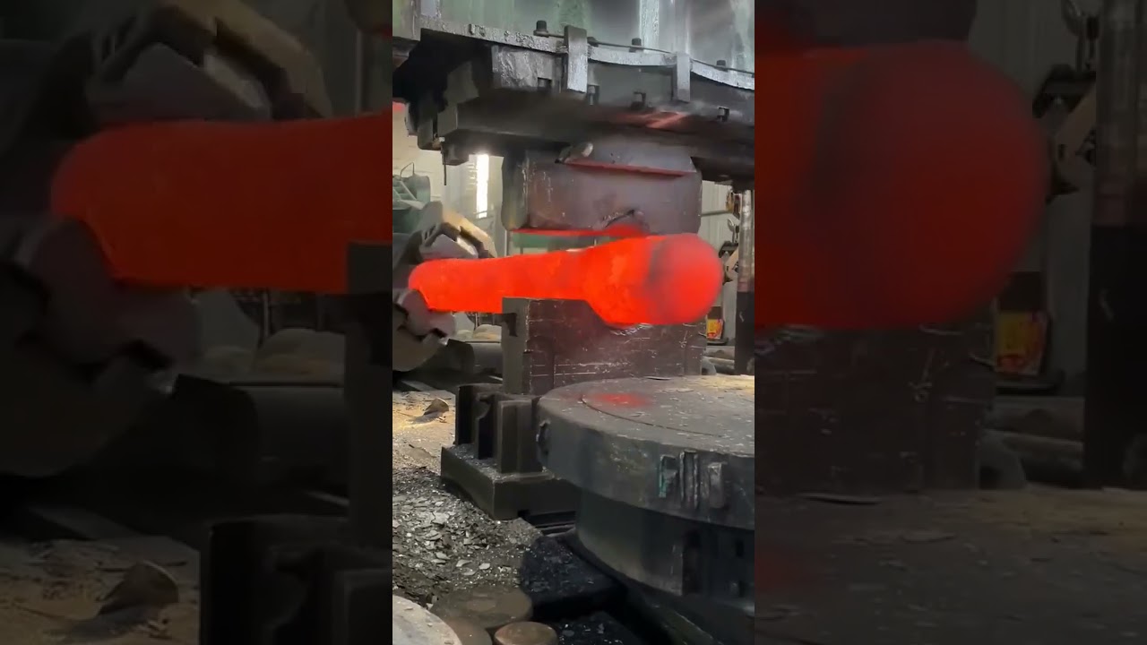 Hydraulic open die forging press - Open die forging press #forging #machine