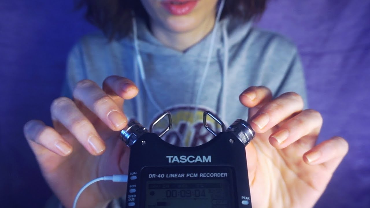 ASMR ✨ New Mic TEST  ✨ TASCAM  DR-40 || 10+ Triggers, No Talking