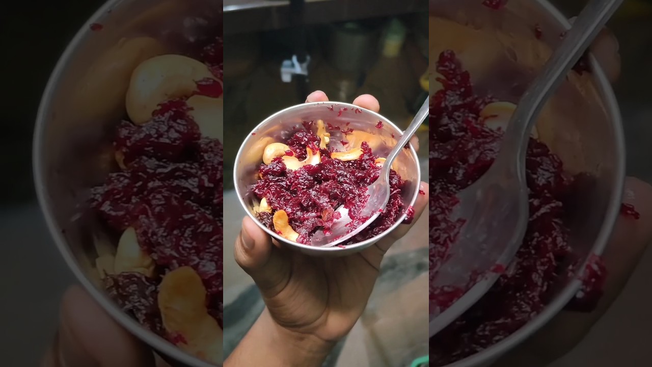 BeetRoot Halwa 😋😋 #beetroot #foodie #youtubeshorts #homefood #rajampet #hyderabad #food #halwa
