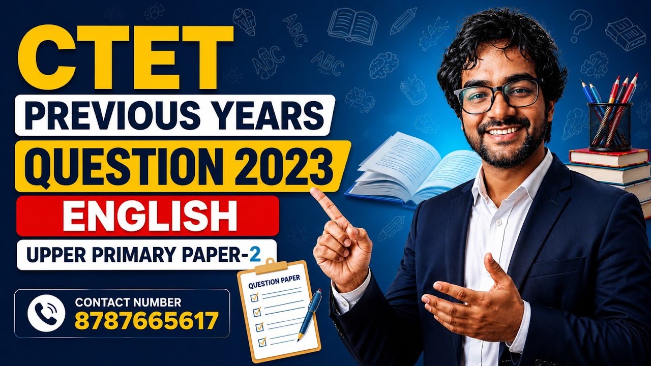 ENGLISH 2023 PYQs UP CTET