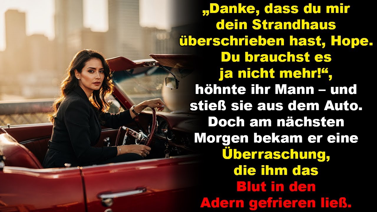 Er zwang mich, mein Strandhaus zu überschreiben – doch am nächsten Morgen bereute er alles…