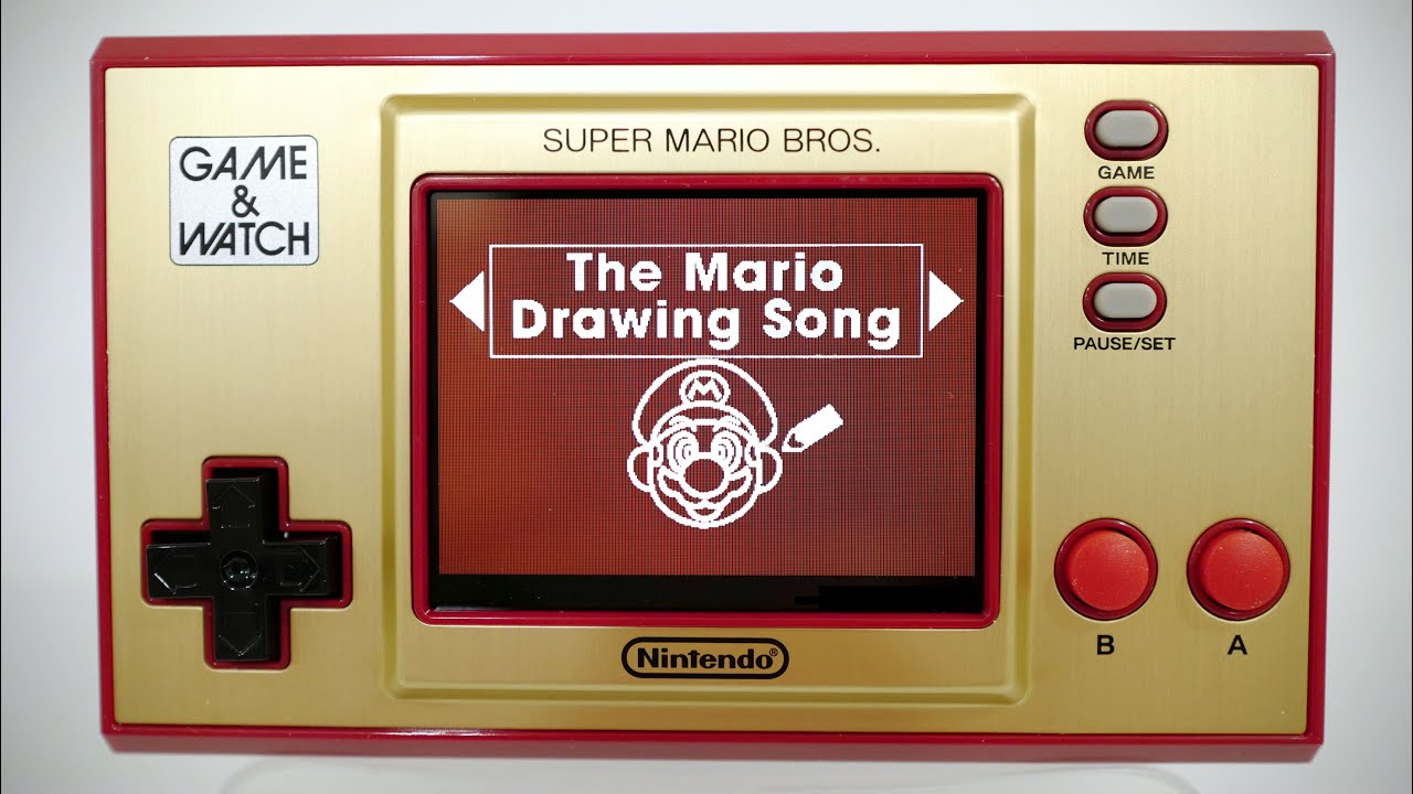 The Mario Drawing Song from Game & Watch Super Mario Bros