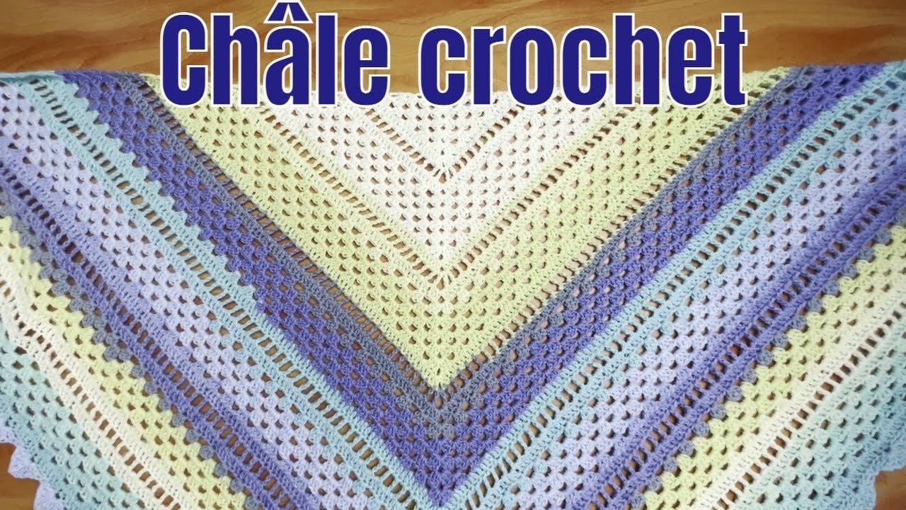 CHALE au CROCHET "Estate"